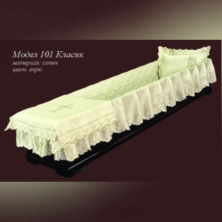 Драпепия за ковчег № 101 сатен екрю