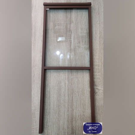 Надгробна рамка за снимка на крака - тъмно злато ПВЦ