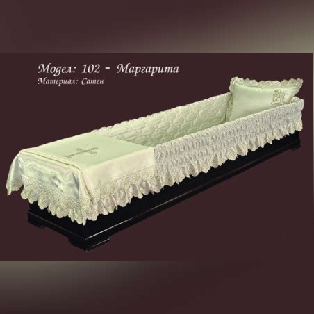 Драпепия за ковчег № 102 сатен екрю