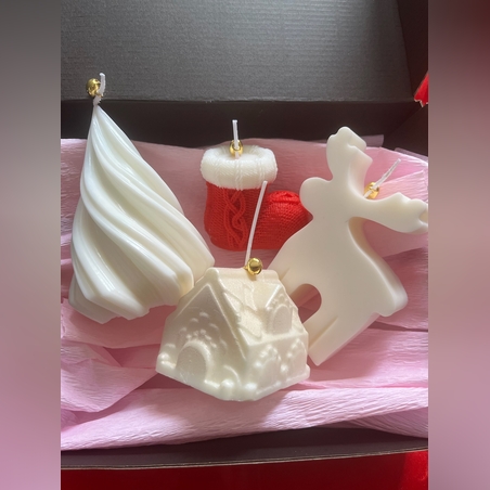 Коледен комплект свещи 