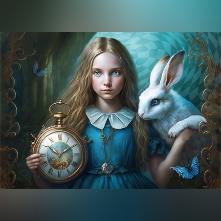 Любопитната Алиса-6 А3 Dragonfly Crafts