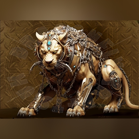 Стиймпънк Лъвица А3 Dragonfly Crafts