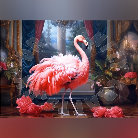 Пищно фламинго-3 А2 Dragonfly Crafts