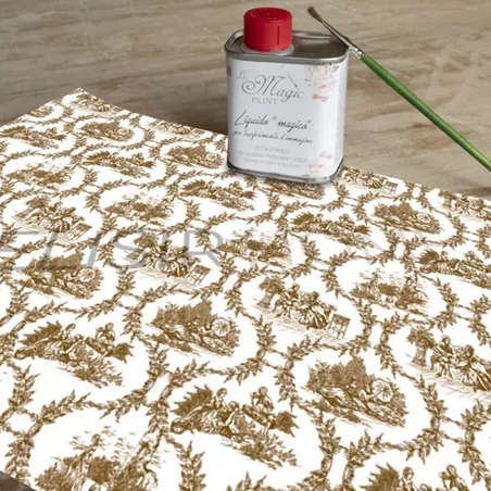 Хартия за трансфер Magic paint TOILE DE JOUY бежово