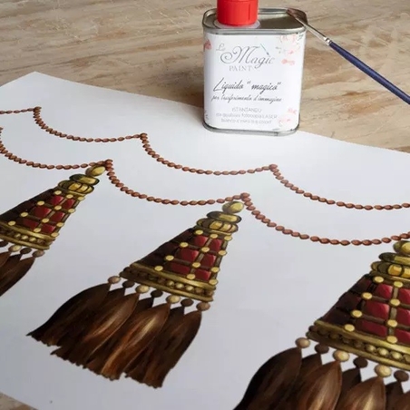 Хартия за трансфер Magic paint Фантазия Пискюли