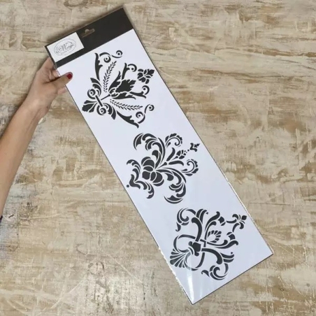 Шаблон Орхидеи Magic Paint 55×19 см