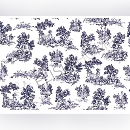 Хартия за трансфер Magic paint TOILE DE JOUY синьо