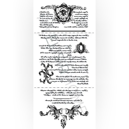 Хартия за трансфер Magic paint Винтидж Стихове