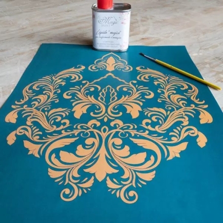 Хартия за трансфер Magic paint Фантазия Синя лилия