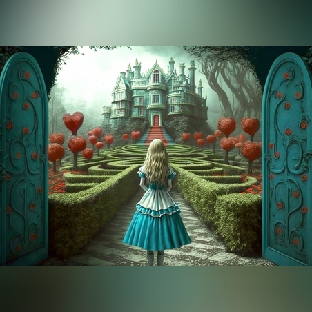 Алиса в замъка-1 А3 Dragonfly Crafts