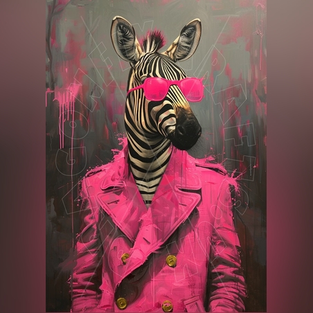 Зебра Стил А2 Dragonfly Crafts