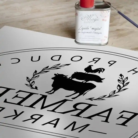 Хартия за трансфер Magic paint Винтидж Вълшебна ферма