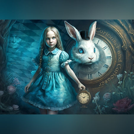 Любопитната Алиса-1 А3 Dragonfly Crafts