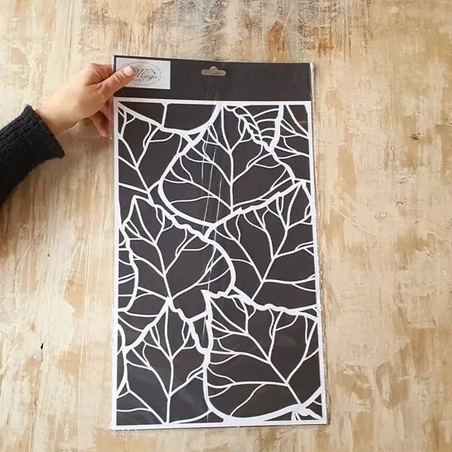 Шаблон Златни листа Magic Paint 26×42см