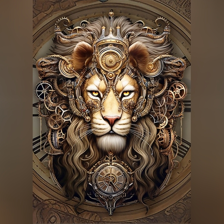 Стиймпънк Лъв А3 Dragonfly Crafts