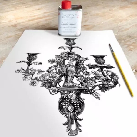 Хартия за трансфер Magic paint Винтидж Полюлей