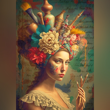 Художничка А3 Dragonfly Crafts