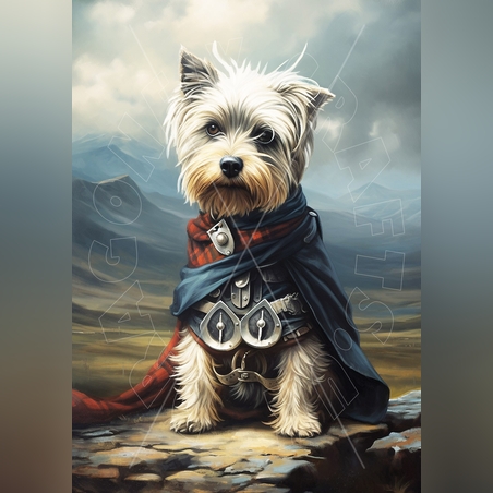 Шотландски Териер А3 Dragonfly Crafts