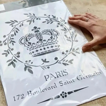 Шаблон Кралицата на Париж Magic Paint 30×42 см