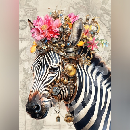 Пищна Зебра-2 А3 Dragonfly Crafts