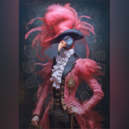 Пищното фламинго А2 Dragonfly Crafts