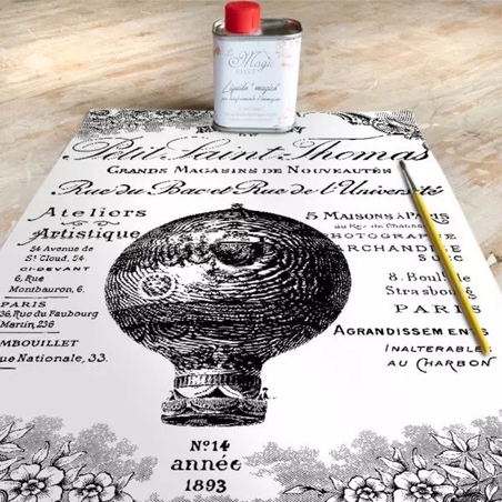 Хартия за трансфер Magic paint Винтидж Балон