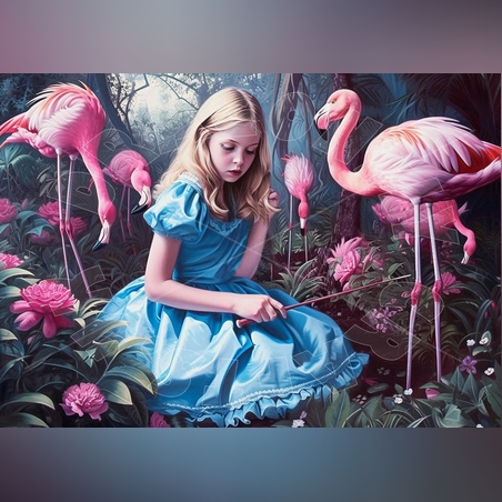 Любопитната Алиса-9 А3 Dragonfly Crafts