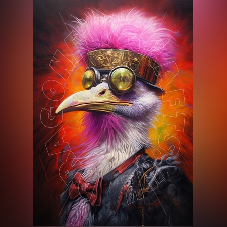 Екстравагантният щраус А3 Dragonfly Crafts