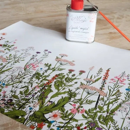 Хартия за трансфер Magic paint Флора Цъфтеж