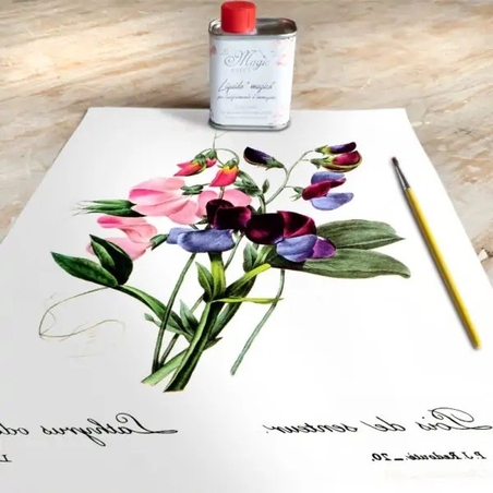 Хартия за трансфер Magic paint Ботаника Букет