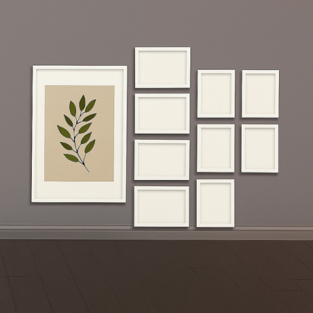 Комплект елегантни рамки за снимки в различни размери