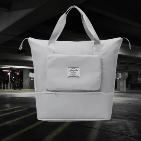 Чанта с уголемяващо се дъно с цип