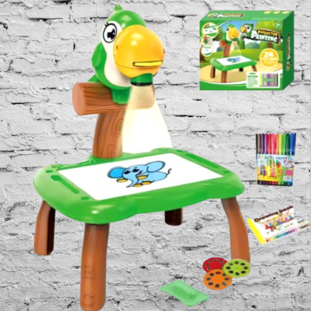 Детска масичка за рисуване с вграден проектор – забавление и творчество