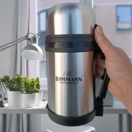 Термос за храна Bohmann – неръждаема стомана, 0.8 л или 1 л, за поддържане на топлина и свежест
