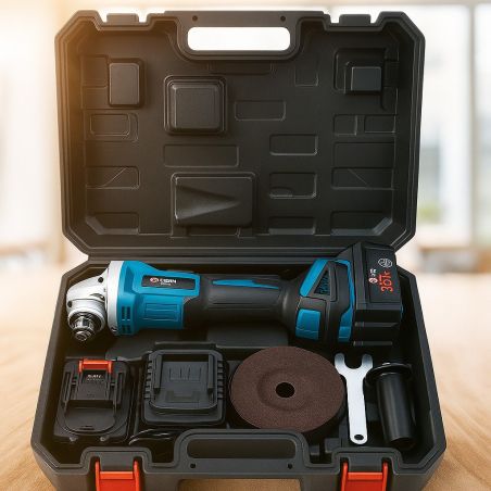 Акумулаторен безчетков ъглошлайф IF Tools AG03 – 36V, 2x4.0Ah батерии, с куфар