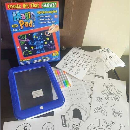 Светещ таблет за рисуване Magic Sketch Pad – творческо забавление за деца