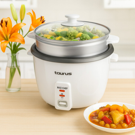 Уред за ориз RICE CHEF – 1,8L, 700W, свалящ се съд с незалепващо покритие, функция поддържане на топлина
