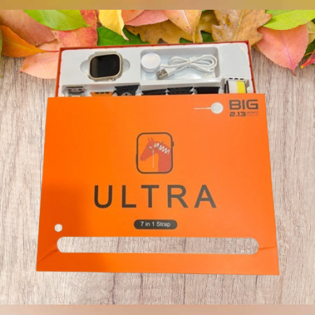 Смарт часовник 7 в 1 Ultra 49mm с 2.13-инчов infinite дисплей и мултифункции