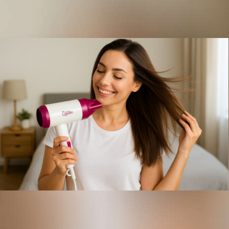 Стилен сешоар Shopping Queen – компактен и удобен за домашна употреба