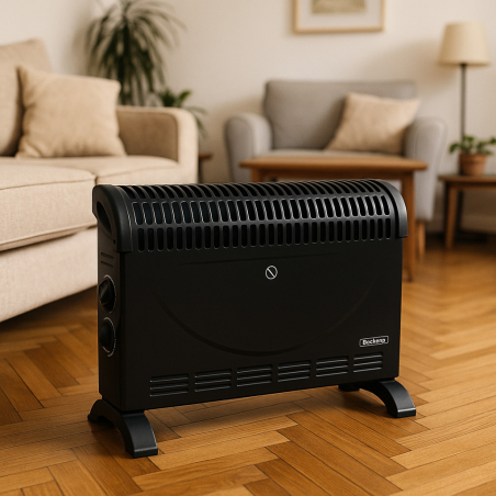 Конвекторен отоплител Rosberg 2000W – 3 степени на мощност и вентилатор