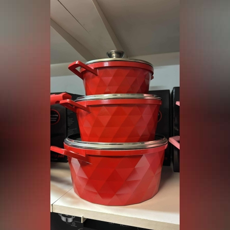 Комплект от 6 броя висококачествени съдове за готвене Cheffinger