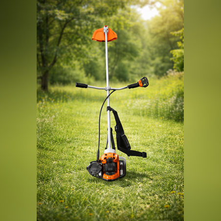 Бензинов тример за косене на трева KraftRoyal 4500W с двигател 74 кубика за професионално и ефективно косене