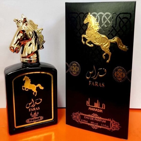 Оигинален арабски мъжки парфюм FARAS by MANASIK EAU DE PARFUM 100ML