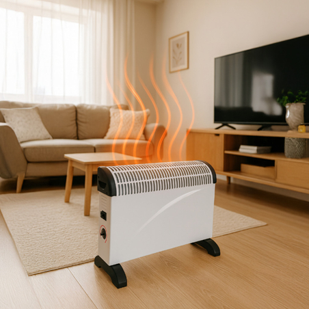 Електрически конвектор 2000 W с термостат – ефективно и икономично отопление за дома