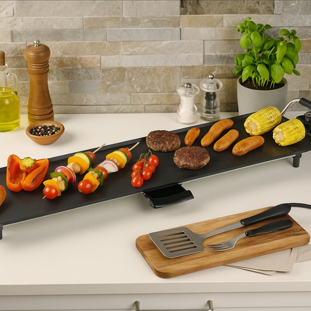 Електрическа скара Royalty Line RL-TP18210 / RL-TP18211, 1800W – мощна и удобна за вкусни ястия у дома