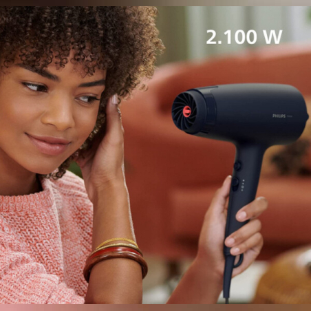 Сешоар Philips Thermo Protect, 2100 W, йонен ефект