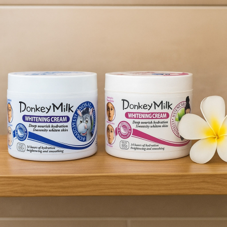 Избелващ и хидратиращ крем за лице с магарешко мляко Fruit of the Wokali