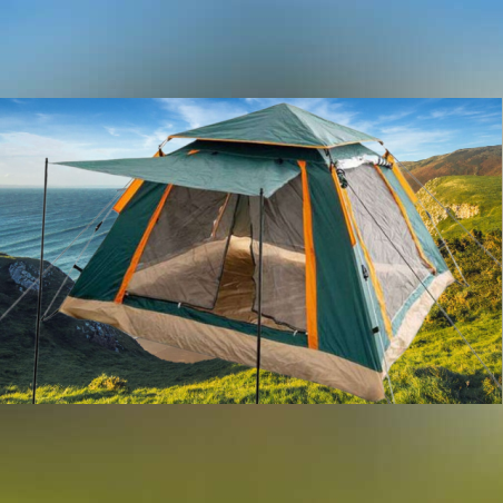 Палатка 4 местна Muhler 2008 с размери 220x220xH100 см, устойчива и лесна за монтаж