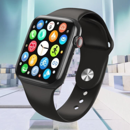 Смарт часовник с 1,44-инчов пълен тъч екран, подходящ за мъже и жени, с Bluetooth разговор