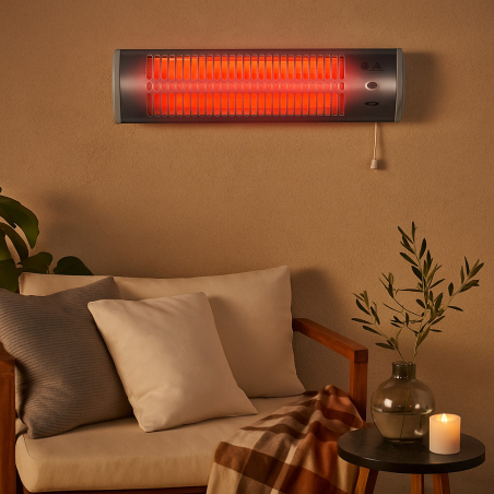 Кварцова печка Termomax TR12Q, 1200W, стенен монтаж за ефективно отопление